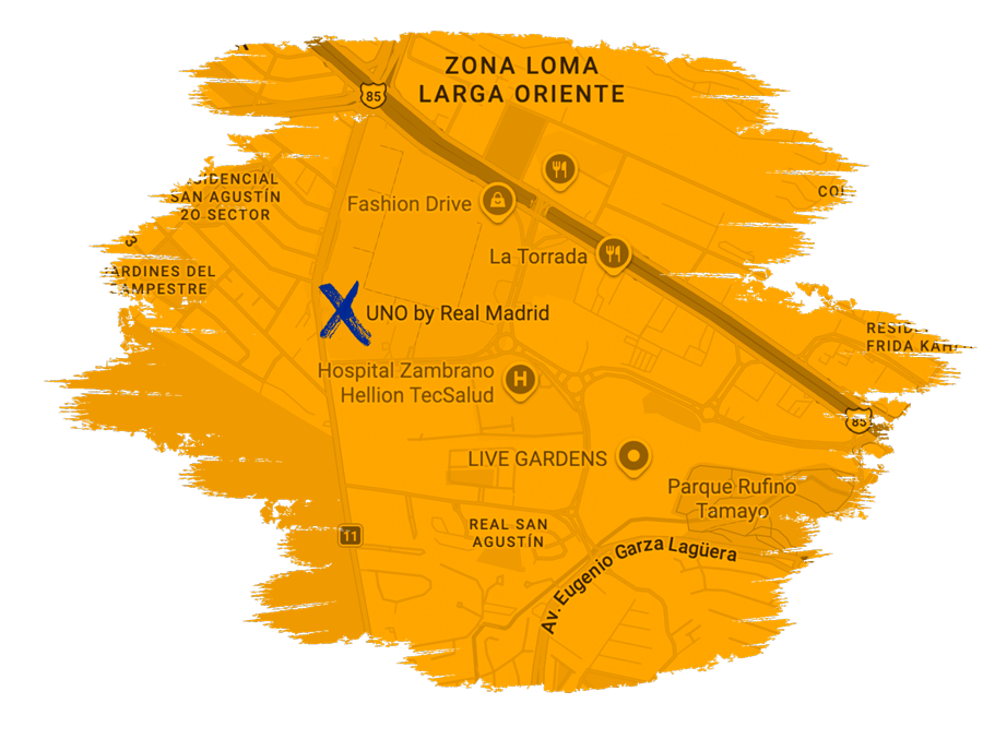 Mapa UNO Monterrey